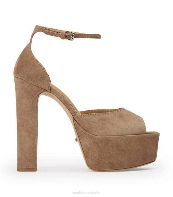 Plateau-Absätze| de Tony Bianco Frauen Jayze-Heels Steinwildleder 462437